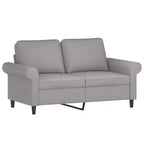 vidaXL 2-seater Sofa Dark Gray Polyester 2-seater 2-Seater Sofa