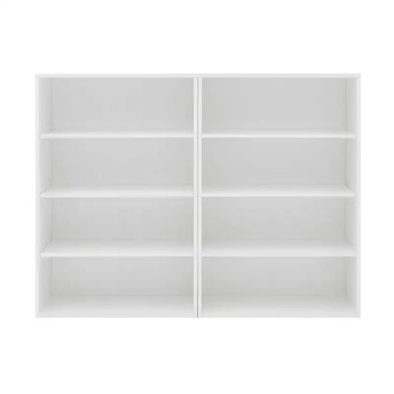 Étagère à livres minimaliste à 8 niveaux et double couche, organisateur de rangement pour salon et bureau
