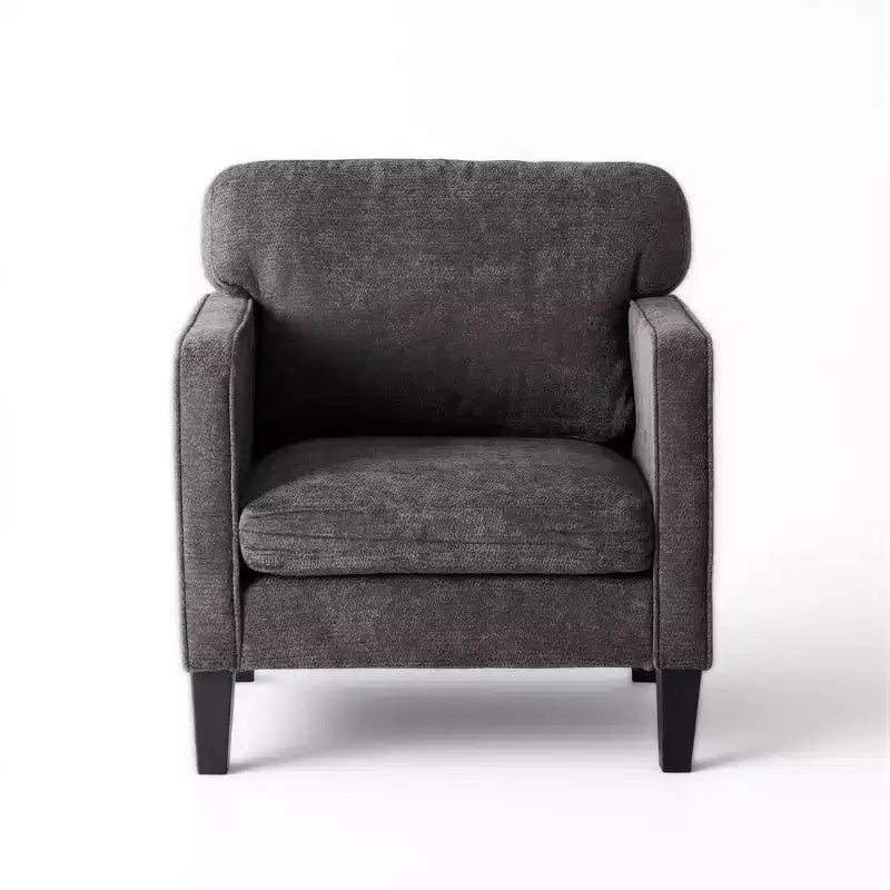 Fauteuil de lecture avec accoudoir et dossier, chaise longue confortable pour chambre à coucher, salle d'attente, salle de réception