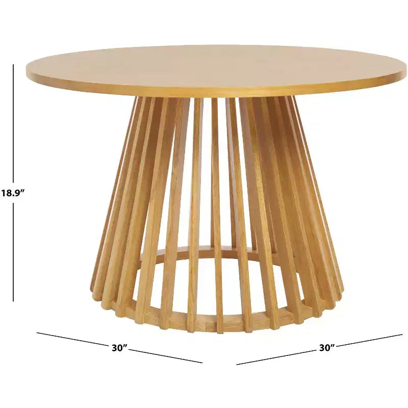 Table basse ronde, structure en noyer avec plateau en marbre blanc, style moderne du milieu du siècle