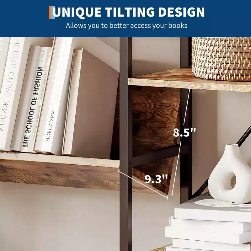 Bibliothèque 3 colonnes avec étagères réglables, bibliothèque de rangement moderne pour salon, bureau, chambre